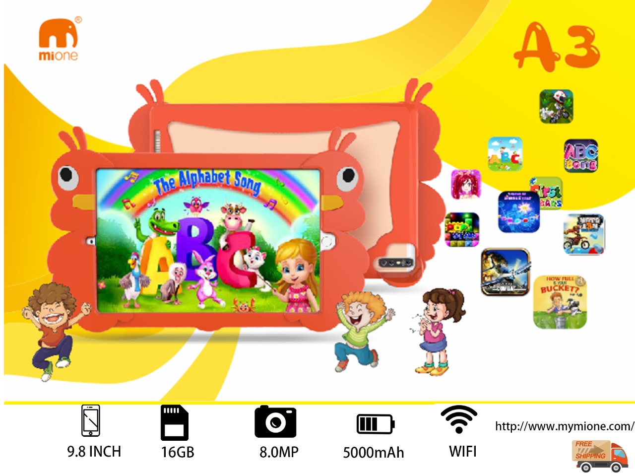 Mione Kids Tablet A3